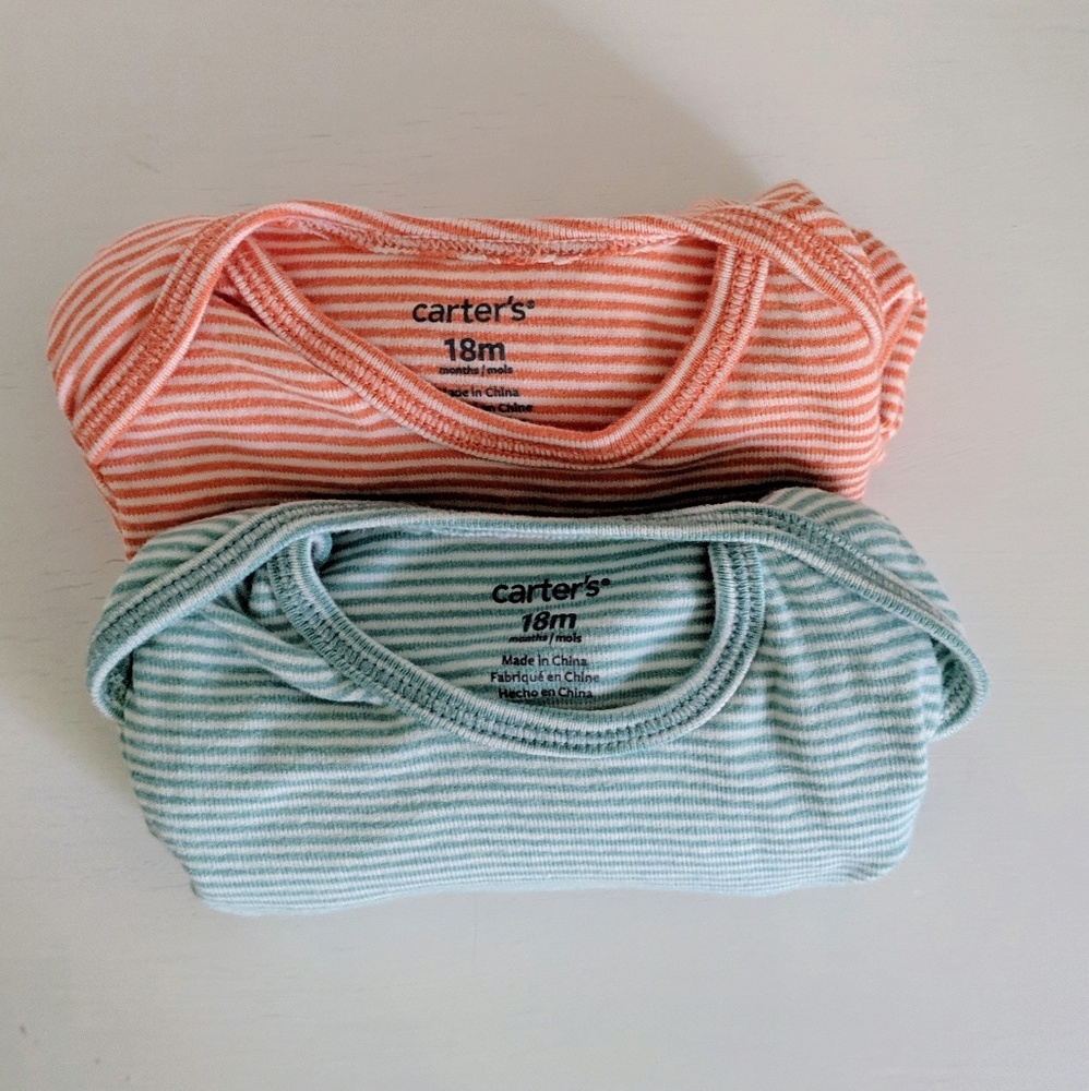 Set of 2 Carter's Onesies